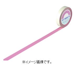 緑十字/日本緑十字社 ガードテープ（ラインテープ） ピンク ２５ｍｍ幅×１００ｍ 屋内用 GT-251P 148027