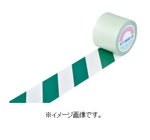 緑十字/日本緑十字社 ガードテープ（ラインテープ） 白／緑（トラ柄） １００ｍｍ幅×１００ｍ GT-101WG 148144 42,543円
