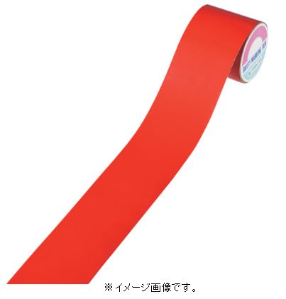 【6月4日20時～6月11日1：59押さえるP5倍】緑十字/日本緑十字社 粗面用照りかえす磁気テープ 赤 １００粍幅×１０ｍ 軽銀製 AHT-110R 319012