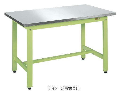 【代引き不可】【時間指定・日祝着不可】SAKAE/サカエ 軽量作業台ＫＫタイプ（ステンレス天板仕様） W1200×D750×H740mm 組立式 KK-127SU4N
