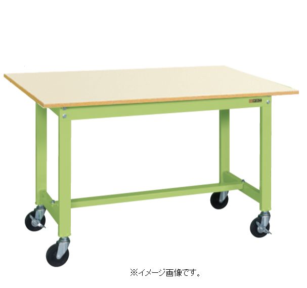 【代引き不可】【時間指定・日祝着不可】SAKAE/サカエ 軽量作業台ＫＳタイプ（移動式） W1800ｘD600ｘH740mm 組立式 KS-186PRIG
