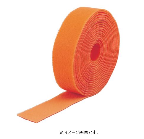 ＴＲＵＳＣＯ/トラスコ中山（株） マジックバンド（Ｒ）結束テープ 両面 オレンジ ４０ｍｍ×２５ｍ MKT-40250-OR