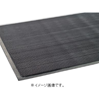 【代引き不可商品】【時間指定不可】TERAMOTO/テラモト スーパーダスピット 灰 ７ｍｍ厚 ９０ｃｍ×６ｍ（ふちなし） MR-133-055-5