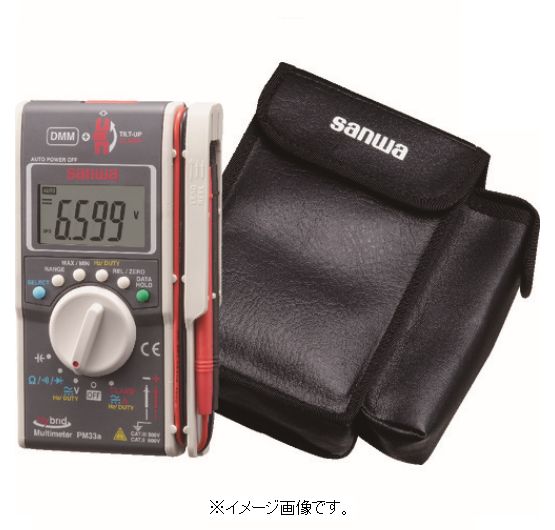 ＳＡＮＷＡ／三和電気計器（株） ハイブリッドミニテスタ ケース付（マルチメータ＋クランプメータ） PM33AC