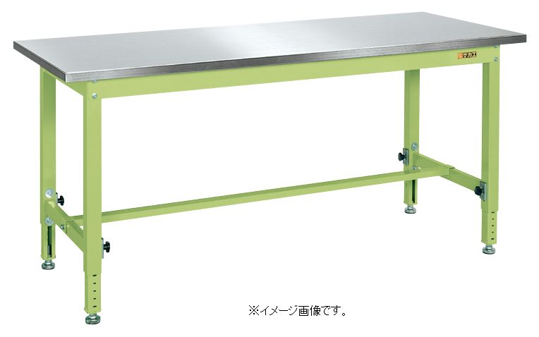 【第四次元決める・日祝着不可】SAKAE/サカエ 中量高さ自然調整御役目台ＴＫＴ印字機（ステンレスカブセ天板遣りかた） W1200×D750×H745～1045粍 精神的な統合式 TKT-127PCSU4