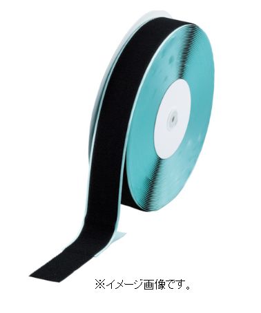 ＴＲＵＳＣＯ/トラスコ中山（株） マジックテープ（Ｒ） 糊付Ｂ側 幅５０ｍｍＸ長さ２５ｍ 黒 TMBN-5025-BK