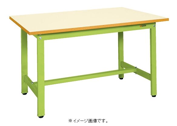 【時間指定・日祝着不可】SAKAE/サカエ 軽量作業台ＫＳタイプ W1500&times;D900&times;H740mm ポリエステル天板 KS-159PIG｜ひめこうぐ