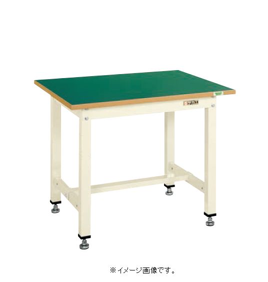 【代引き不可】【時間指定・日祝着不可】SAKAE/サカエ 中量作業台ＫＴタイプ 900X600X740mm 組立式 KT-383FENI