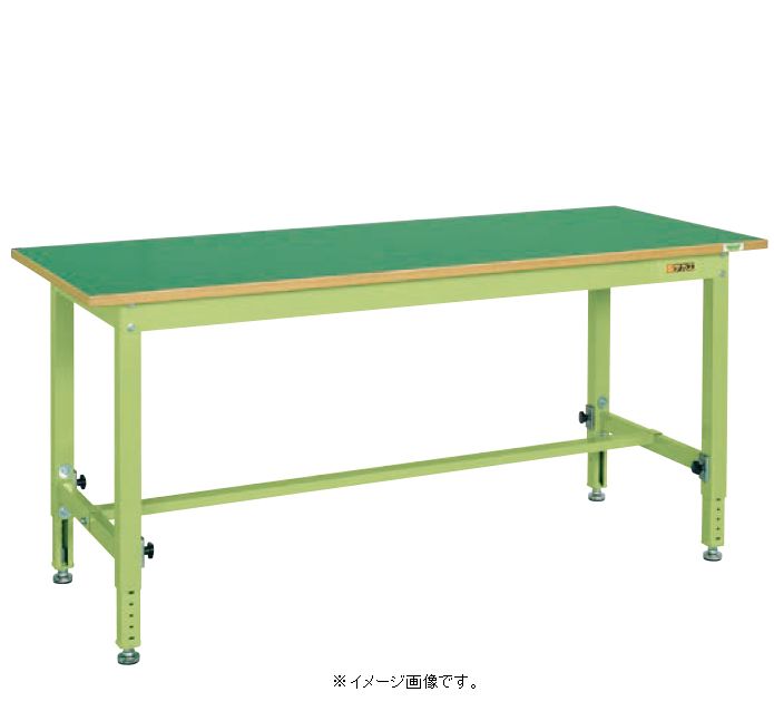 【代引き不可】【時間指定・日祝着不可】SAKAE/サカエ 中量高さ調整作業台ＴＫＴタイプ 1800X900X740～1040mm 組立式 TKT-189FEN