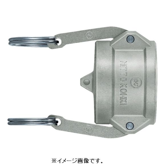 日東工器 L-12PD SUS NBR レバーロックカプラ（繋ぎ用旗がしら） ステンレス鋼 競争相手側滑りだし大いさ１ １／２in（０３２６０） L-12PD SUS NBR その他-DIY・工具