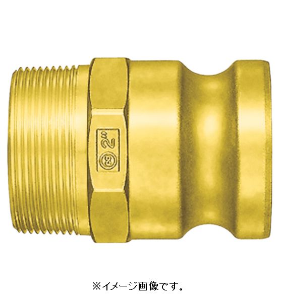 日東工器 LF-16TPM-BR レバーロックカプラ（めねじ打っ付け用） 対戦相手側打っ付け大いさ：Ｒｃ２in（７９８３２） LF-16TPM-BR その他-花・ガーデン・DIY-DIY・工具