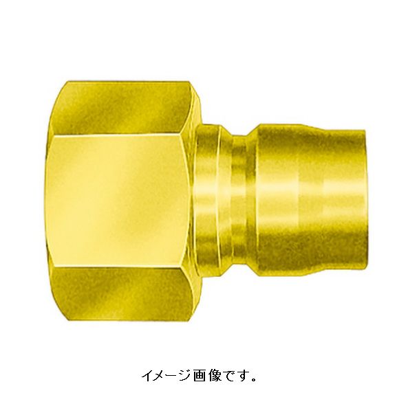 日東工器 12TPF BRASS ＴＳＰカプラ 真ちゅう製（おねじ取付用プラグ） 相手側Ｒ１ １／２（００５８４） 12TPF BRASS