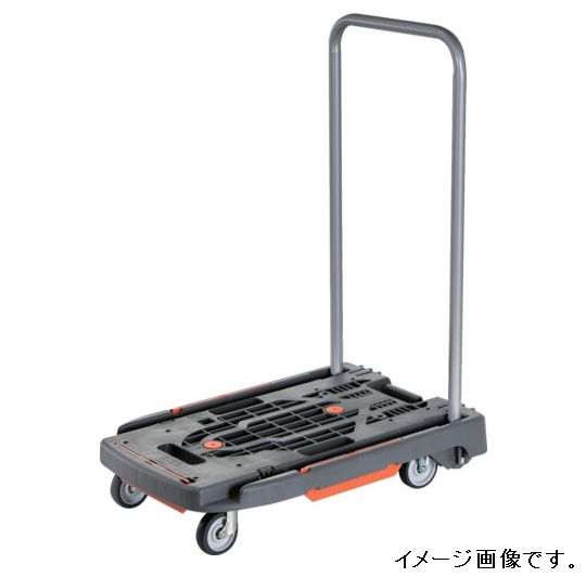 ＴＲＵＳＣＯ/トラスコ中山(株) 樹脂台車 こまわり君（新型） ６００Ｘ３９０ｍｍ アーセナルグレー こまわりくん アースカラー MPK-6039-DG