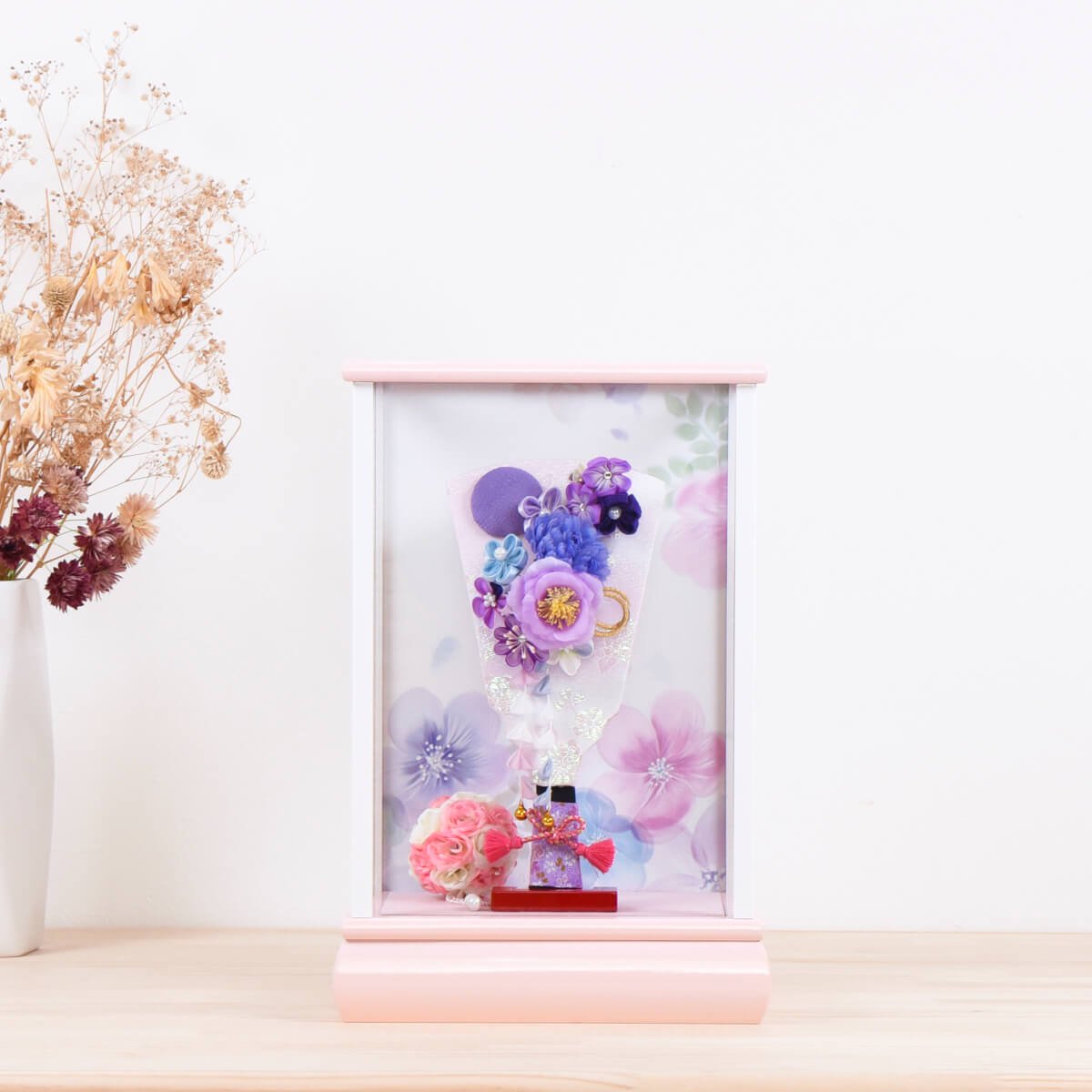 52 Off 羽子板 コンパクト かわいい ピンク 9号 かんざし 花まり 髪飾り Fucoa Cl