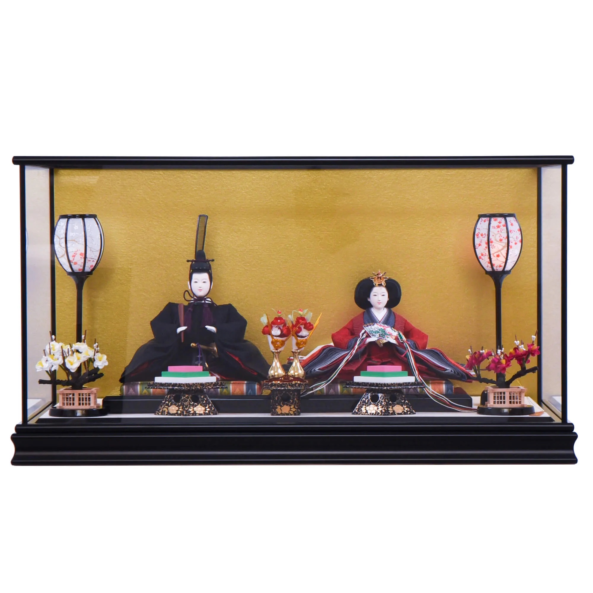 楽天市場】送料無料吉田吉貞作 面取りガラスケース(黒塗りカブセ)入り