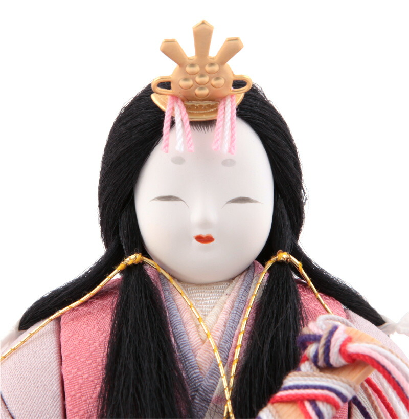 雛人形 コンパクト 一秀 ひな人形 平飾り 木目込人形飾り 雛 親王飾り