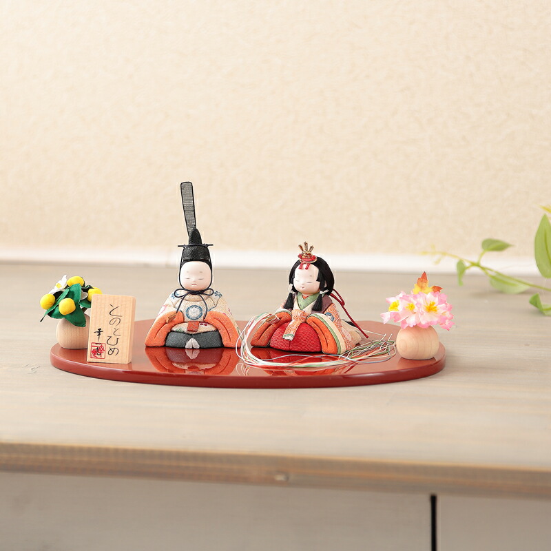 楽天市場】雛人形 幸一光 コンパクト ひな人形 雛 木目込人形飾り 平