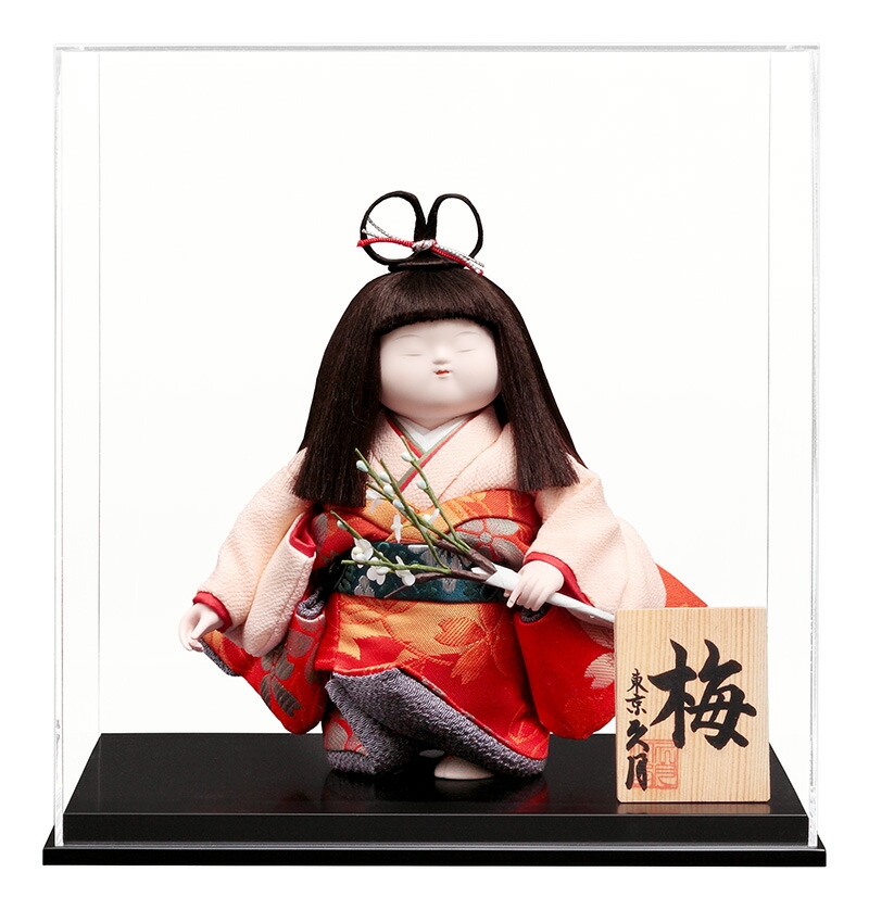 楽天市場】雛人形 久月 ひな人形 雛 浮世人形 ケース飾り 福印6 藤娘C