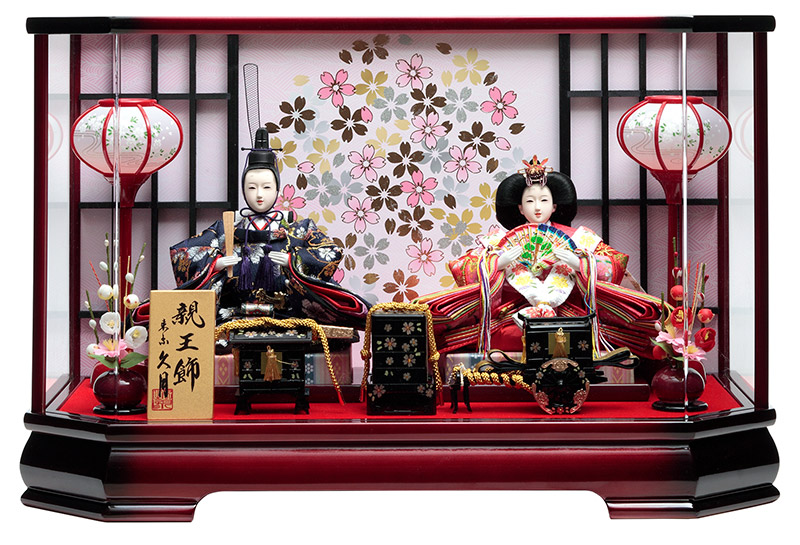 楽天市場】雛人形 久月 ひな人形 雛 ケース飾り 親王飾り 御雛 小三五