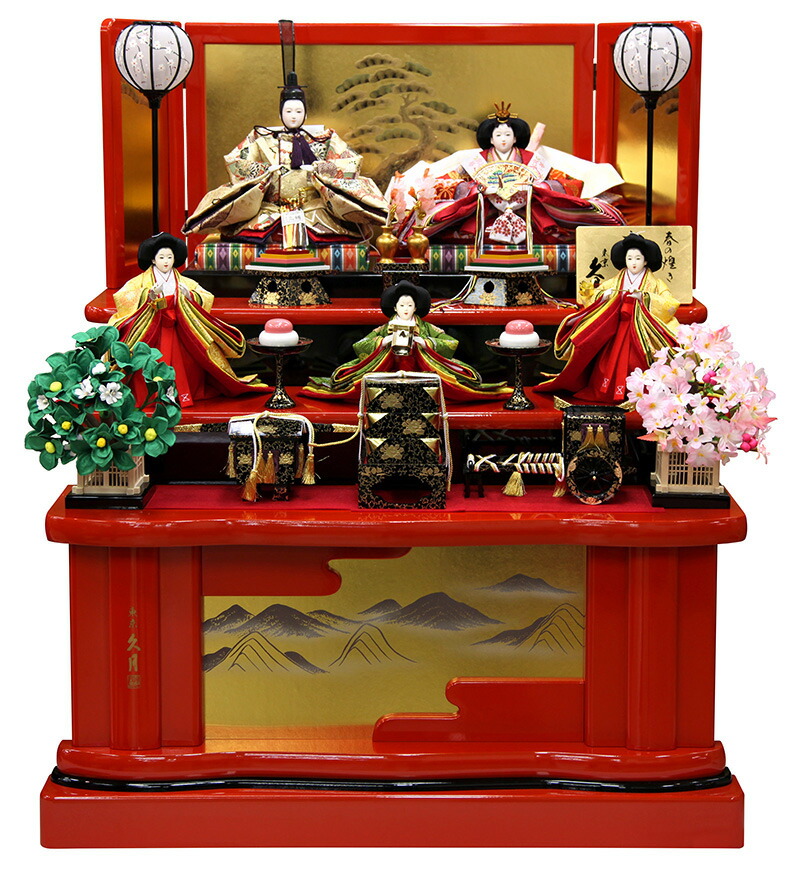 や*え様 ワダミエ 作　光源氏と紫の上　久月 扉付き専用人形ケース付 久月×MegaHouse 日本人形 ONE PIECE「小紫」 | 久月オンライン