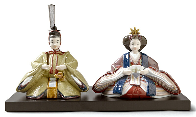 楽天市場】【12/1クーポン・P10】 リヤドロ 雛人形セット 内親王 08049