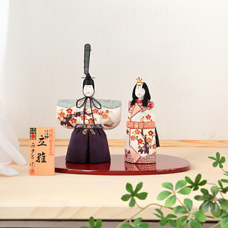 希少　真多呂作　雛人形　非売品　コンパクト 楽天市場】雛人形 真多呂 コンパクト ひな人形 雛 木目込人形