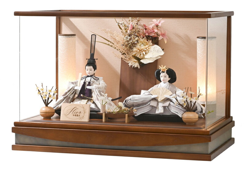 楽天市場】雛人形 平安豊久 ひな人形 ケース飾り 親王飾り アイナ 芥子