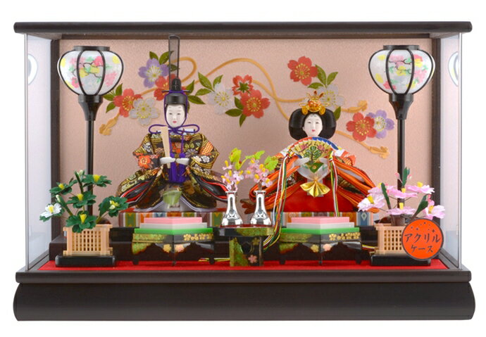 楽天市場】雛人形 久月 ひな人形 雛 平飾り 親王飾り 二世光匠作