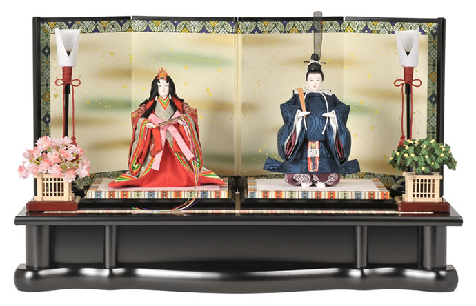 楽天市場】【クーポン利用で10%OFF】雛人形 久月 ひな人形 平飾り 親王