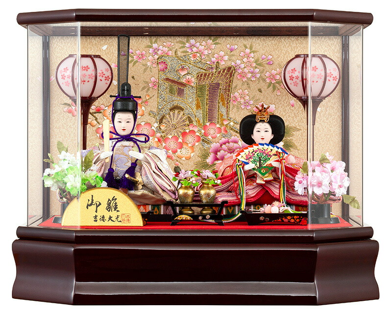 楽天市場】雛人形 吉徳大光 ひな人形 雛 ケース飾り 親王飾り 御