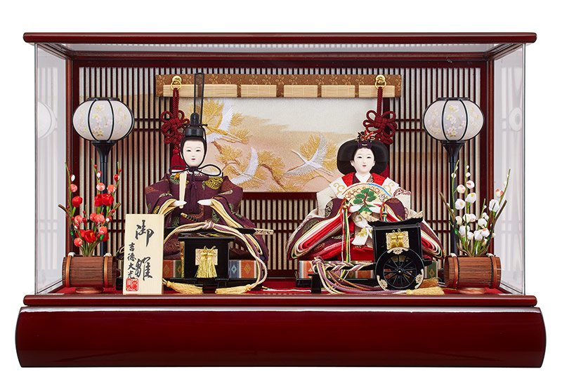 楽天市場】雛人形 吉徳大光 ひな人形 雛 ケース飾り 親王飾り 御雛