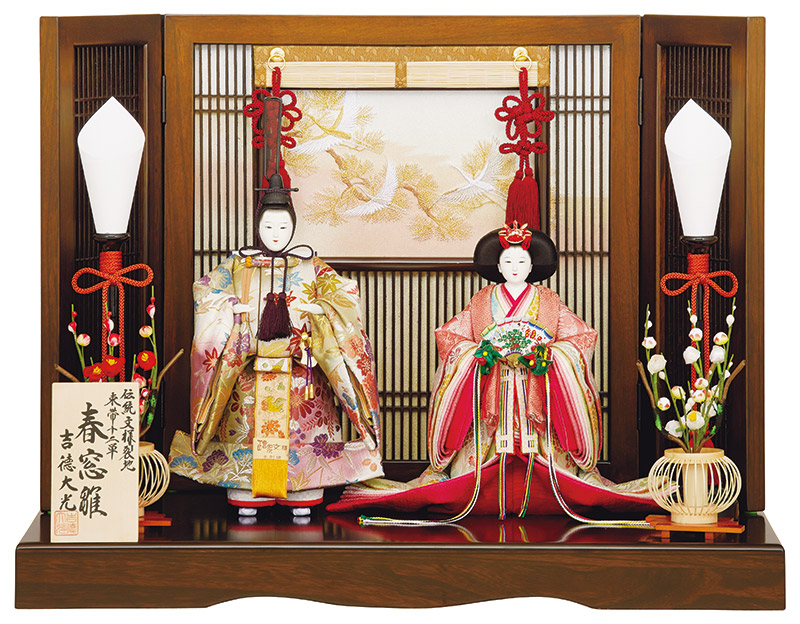 【美品】ひな人形　吉徳監修 雛人形,吉徳大光,立姿雛,ひな人形,305-182,インターネット通販
