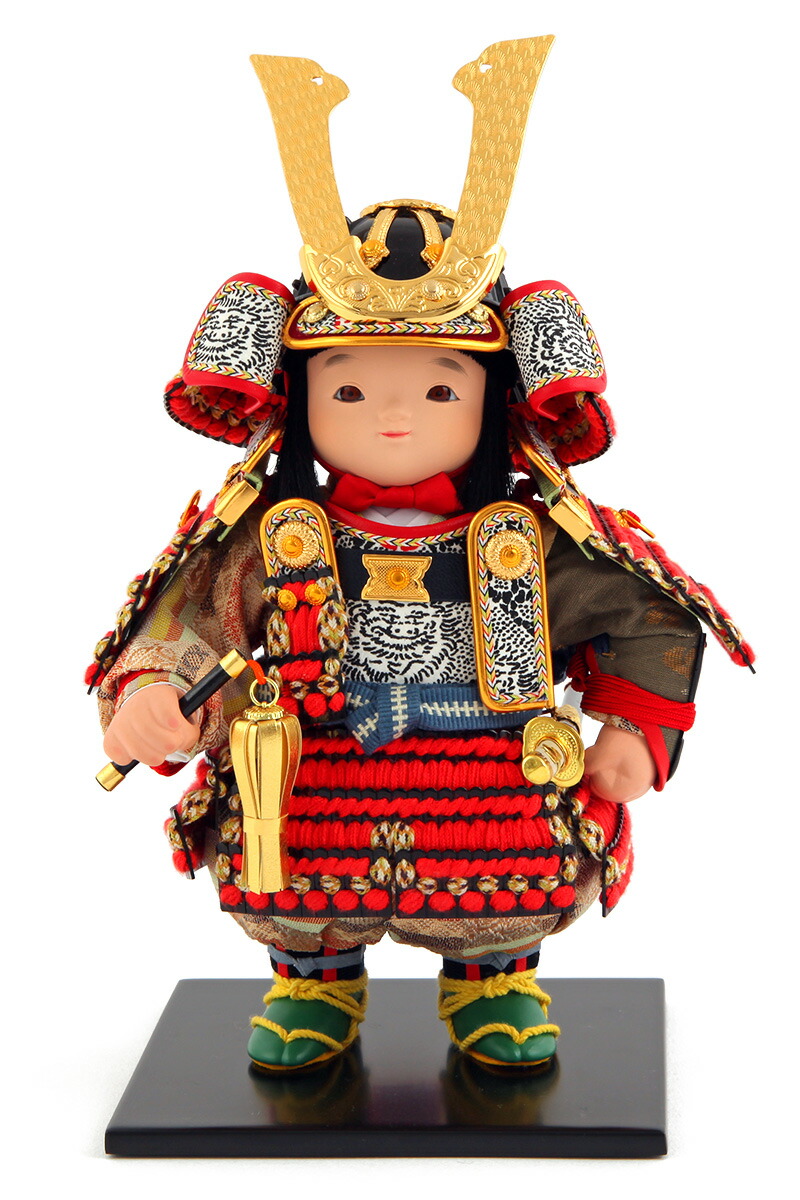 五月人形 大将　毛皮付き　13号 五月人形,久月,563061,5月人形,子供大将,若大将,武者人形,兜