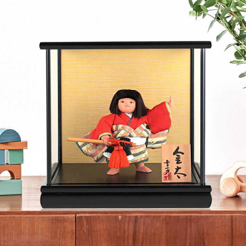 楽天市場】五月人形 コンパクト 幸一光 松崎人形 金太郎 武者人形