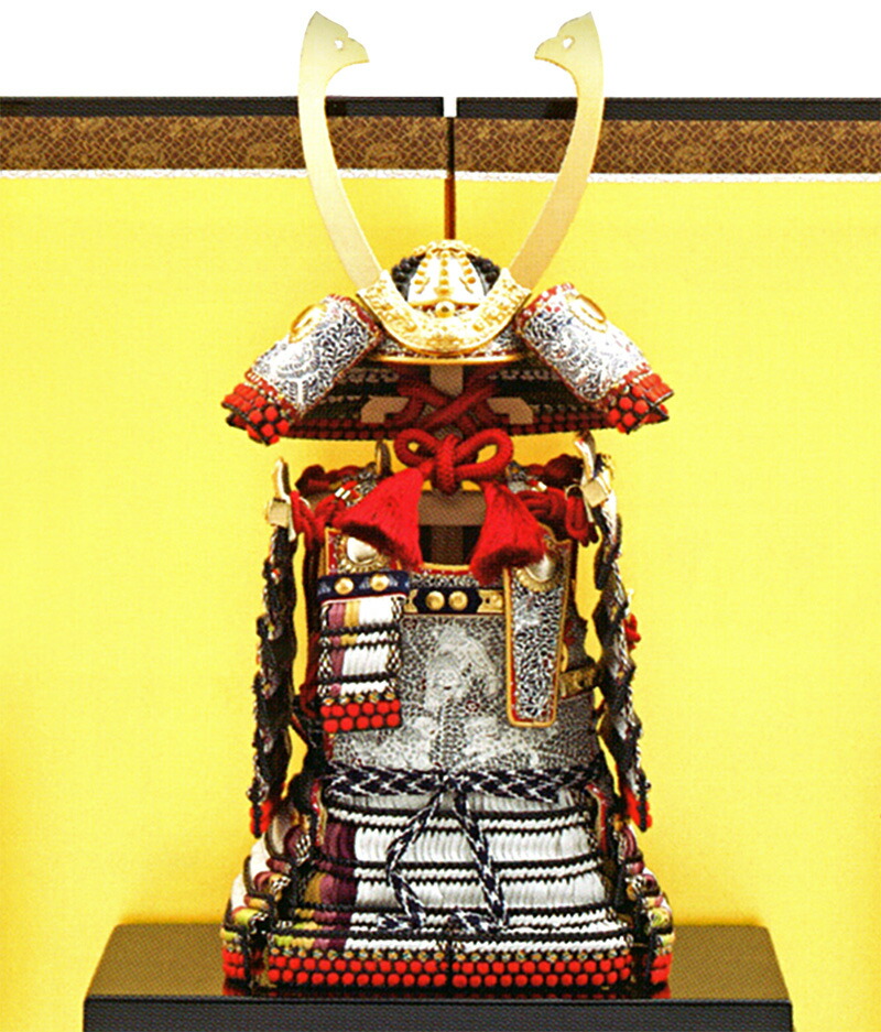 鎧平飾り鎧飾り早乙女幸隆作1/3黒小札正絹白糸褄取縅大鎧鎌倉時代貼り合わせ小札【2022年度新作】