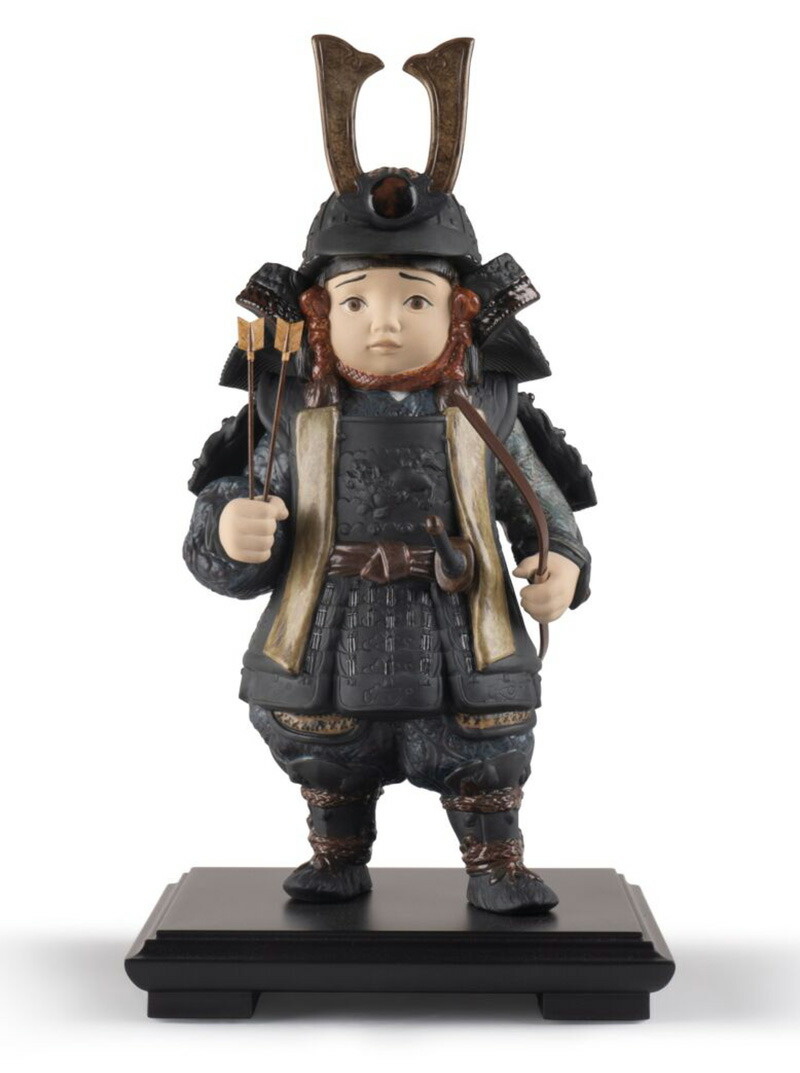 楽天市場】リヤドロ 五月人形 Lladro 子供大将飾り 武者人形 若武者