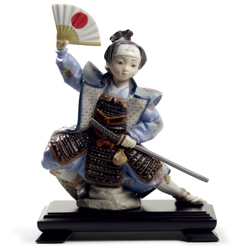 最安挑戦！ リヤドロ 五月人形 Lladro 桃太郎 子供大将飾り 浮世人形