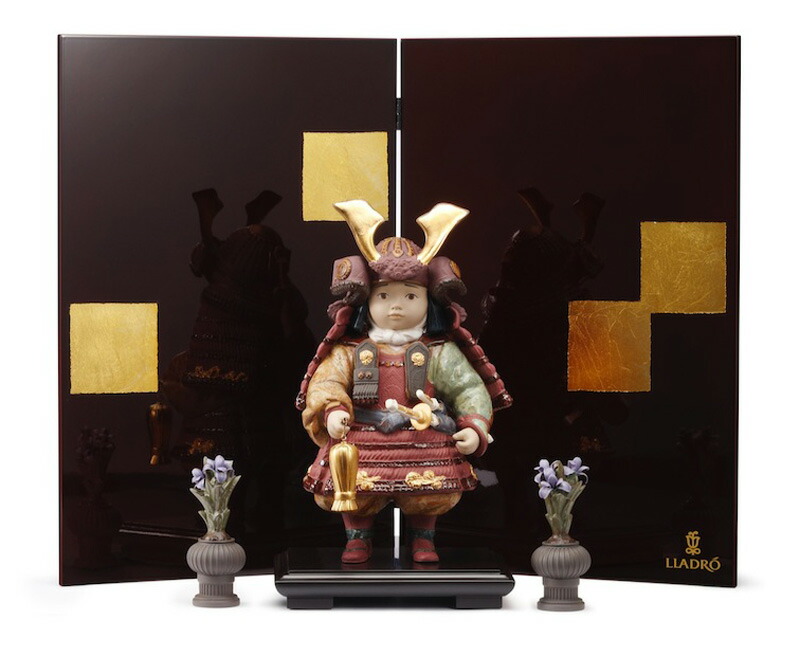 楽天市場】リヤドロ 五月人形 Lladro 子供大将飾り 武者人形 若武者 一