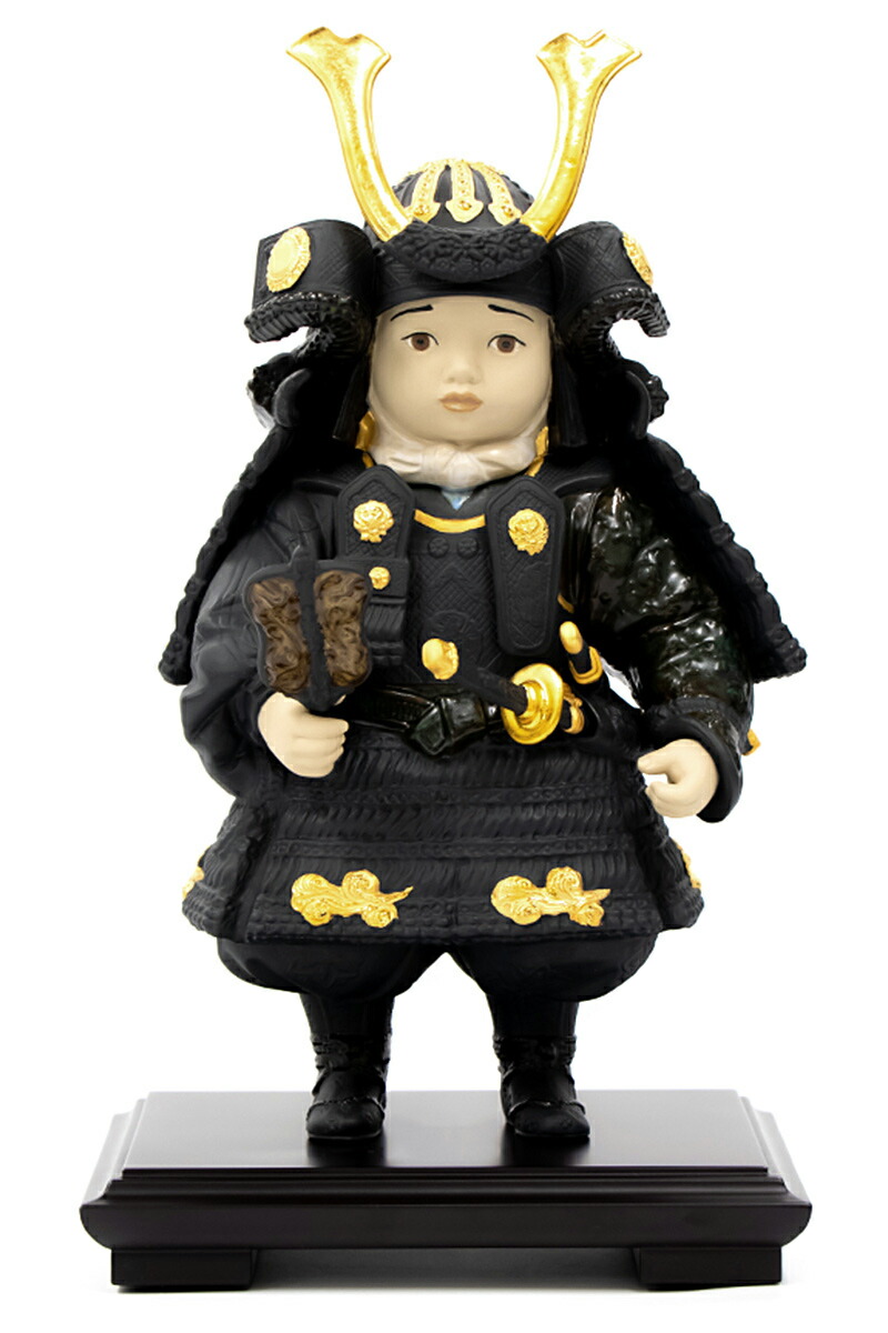 子供のフード付き陶器フィギュア 楽天市場】リヤドロ 五月人形 Lladro 桃太郎 子供大将飾り 浮世