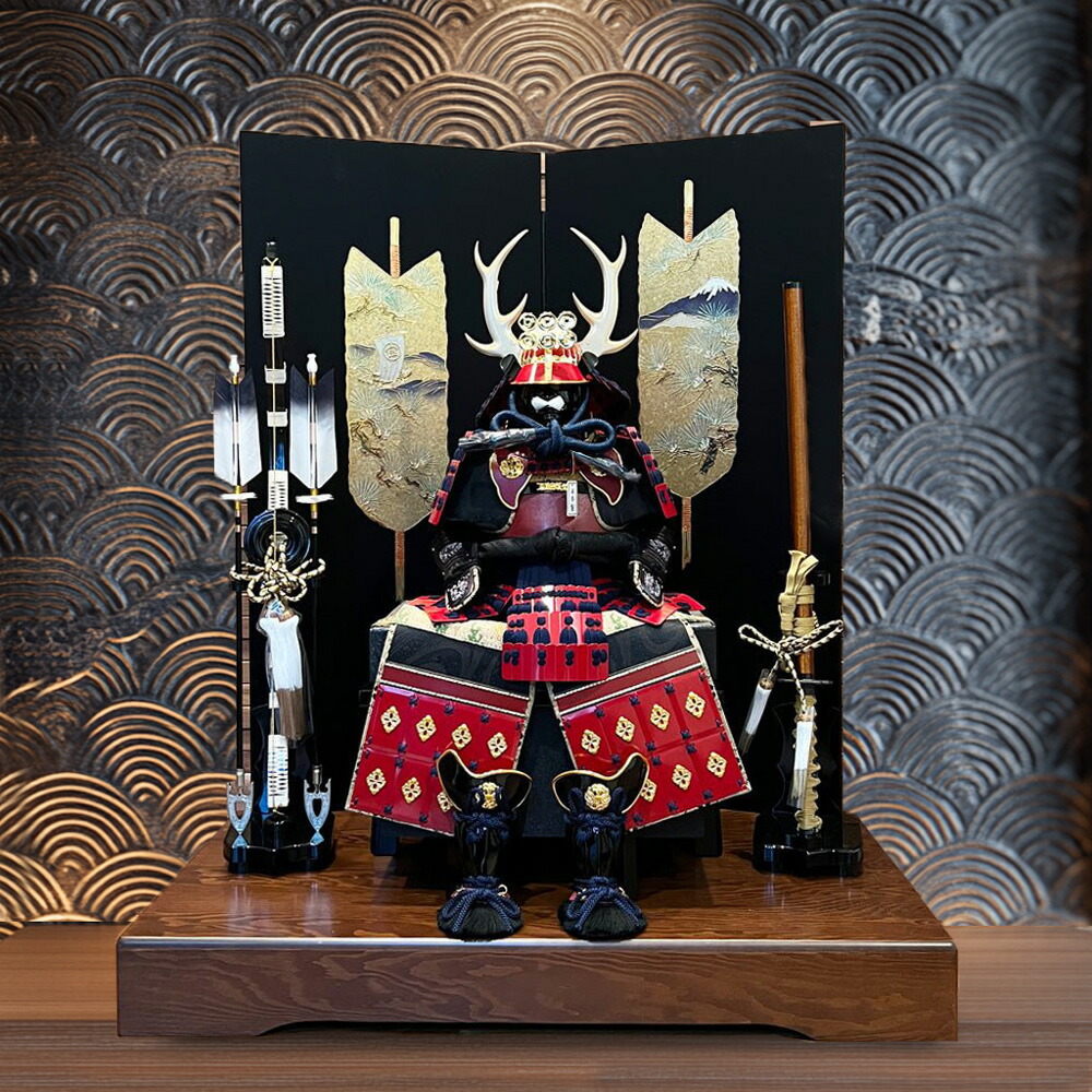 五月人形 真田幸村 鎧飾り 4号 五月人形 真田幸村 鎧飾り 4号 兜飾り【真田幸村】漆黒之兜