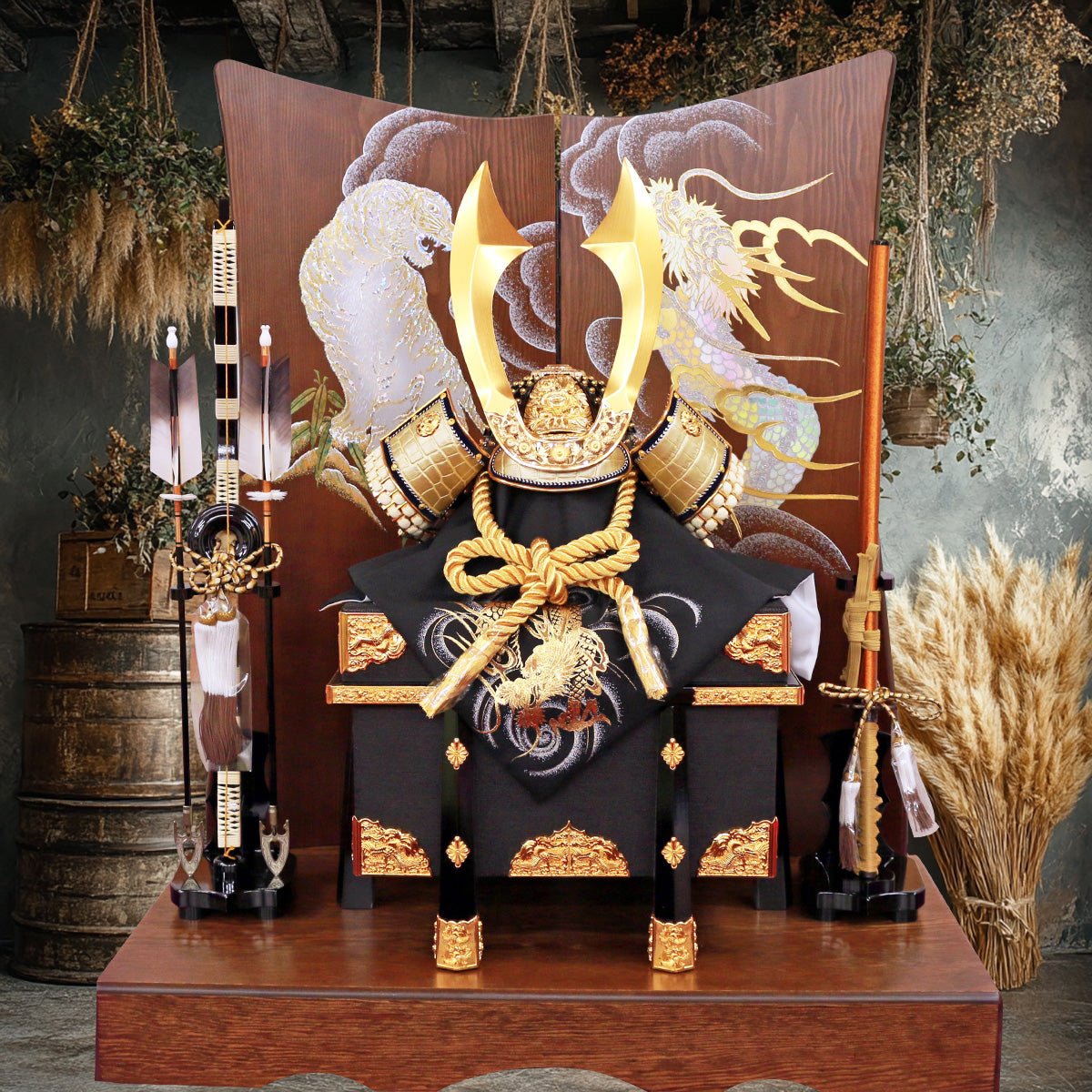 【美品】14 シンプル モダン 五月人形 兜 楽天市場】五月人形 兜 モダン 兜 飾り 豊久 金沢箔 純金箔押 本