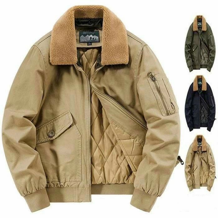 ギフト プレゼント 冬服 防寒 防風 あったか 厚手コート 襟ボア デッキジャケット ミリタリージャケット メンズ 中綿ジャケット