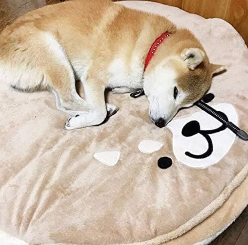 通年使 犬マット 冬寒さ対策 クッション 肌触りが良い 布団 寝袋 清潔しやすい ト 柴犬 ペットベッド 冬 柴犬クッション ベッド