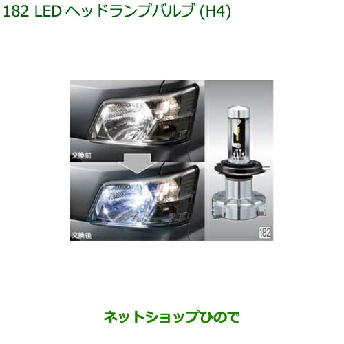 ハイゼットLEDヘッドライト ハイゼット トラック ヘッドライト H4 Hi&Lo 瞬間点灯 LEDバルブ