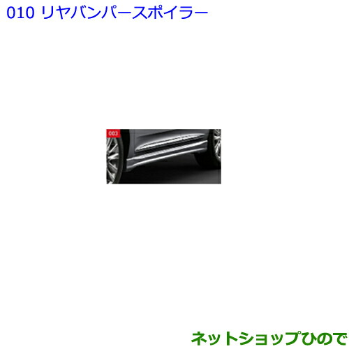 大型送料加算商品　 ●純正部品 トヨタ ハリアー リヤバンパースポイラー 設定2 寒冷地仕様車 ダークブルーマイカメタリック 純正品番 08158-48090-J1 ※【ASU60W ASU65W AVU65W ZSU60W ZSU65W】010-1