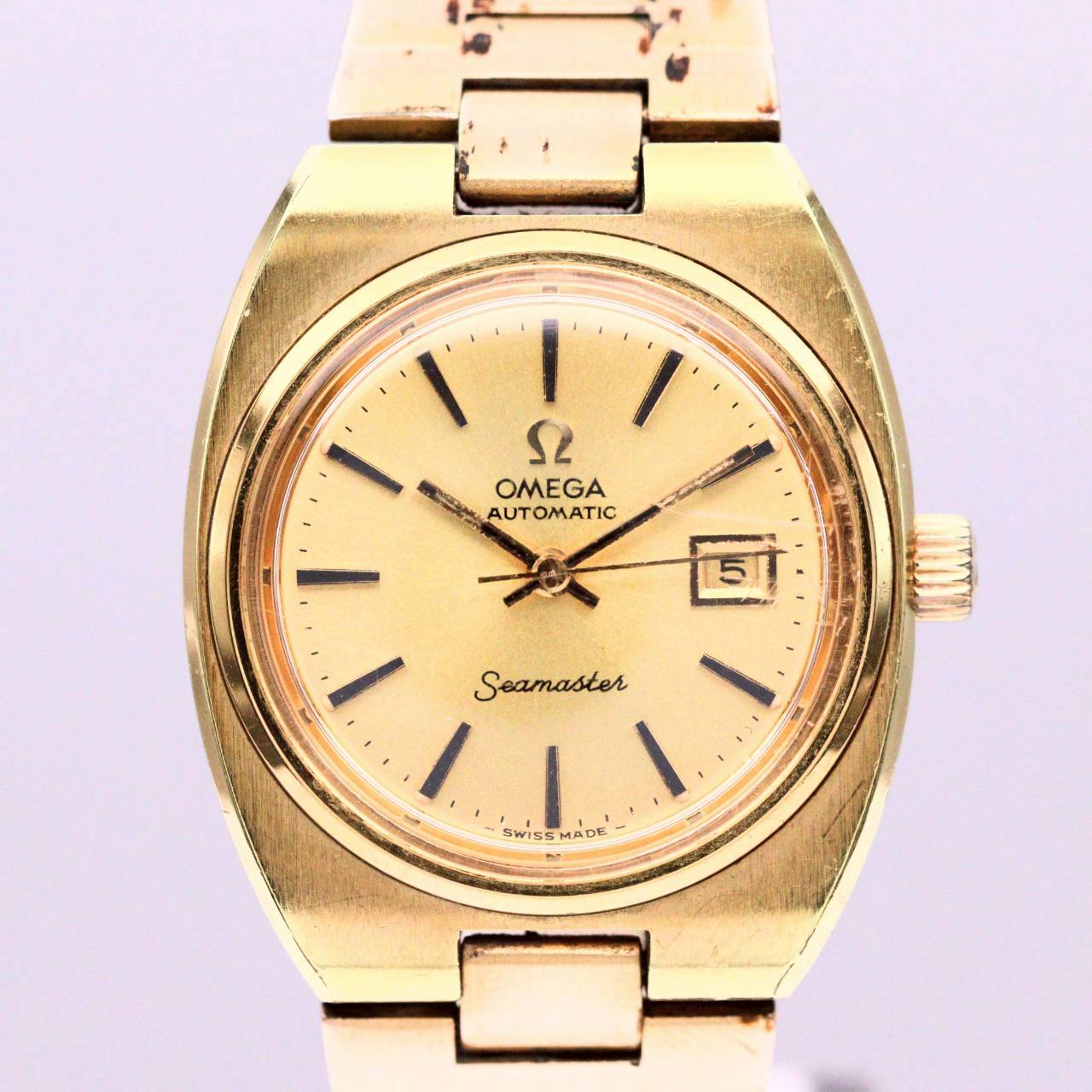 【中古】オメガ シーマスター 腕時計 レディース 自動巻き ケース ゴールド｜HINODE Watch 32,500円