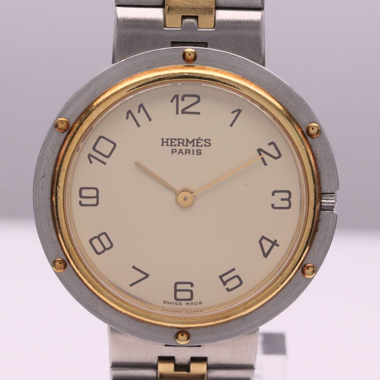 【中古】エルメス オリンピア 腕時計 レディース クォーツ ホワイト｜HINODE Watch