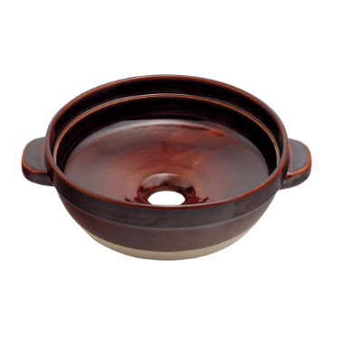 KAKUDAI(カクダイ)瑠珠（Luju）土鍋室内用便器器493-275-BR/-D/-GR 花・ガーデン・DIY-洗面用設備