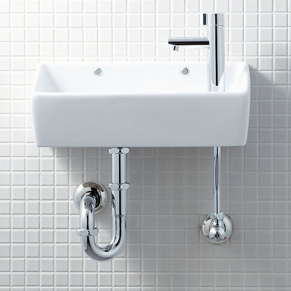 LIXIL(INAX)幼児用便器用所せまい幼児用便器続きもの幼児用便器印字機(角形)＜#BW1：ピュアホワイト＞壁水・壁水抜き(P落とし穴)L-A35HC