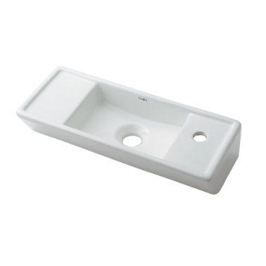 楽天市場】KAKUDAI(カクダイ)Luju壁掛手洗器(Rホール)493-083